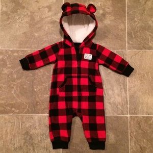 💥Carter's one piece fleece size 3 months